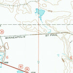 United States Geological Survey Drake NW, ND (1958, 24000-Scale) digital map