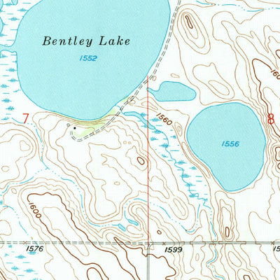 United States Geological Survey Drake NW, ND (1958, 24000-Scale) digital map