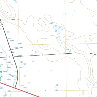 United States Geological Survey Drake NW, ND (2020, 24000-Scale) digital map