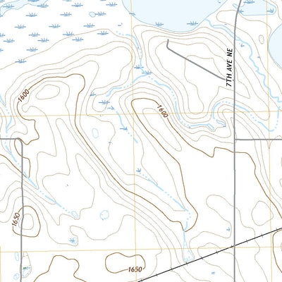 United States Geological Survey Drake NW, ND (2020, 24000-Scale) digital map