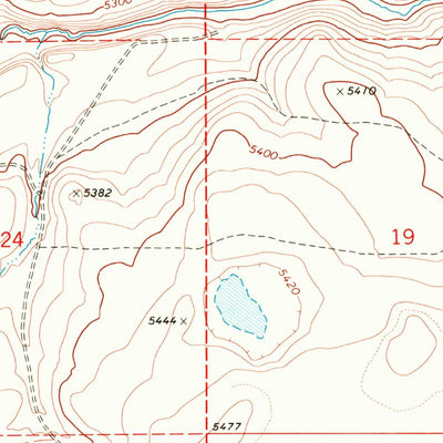 United States Geological Survey Drake Peak NE, OR (1968, 24000-Scale) digital map
