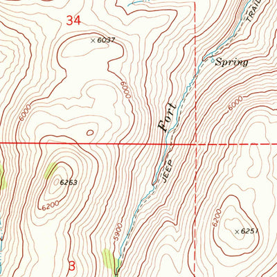 United States Geological Survey Drake Peak NE, OR (1968, 24000-Scale) digital map