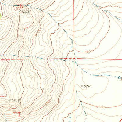 United States Geological Survey Drake Peak, OR (1968, 24000-Scale) digital map