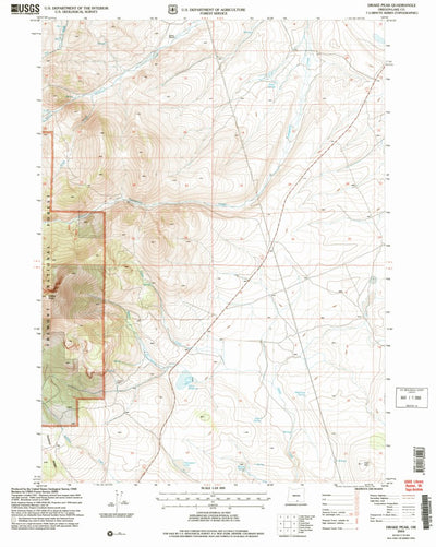 United States Geological Survey Drake Peak, OR (2004, 24000-Scale) digital map