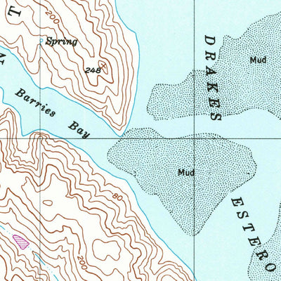 United States Geological Survey Drakes Bay, CA (1995, 24000-Scale) digital map