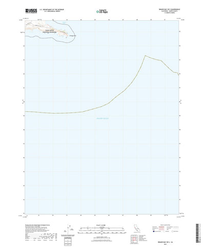 United States Geological Survey Drakes Bay OE S, CA (2021, 24000-Scale) digital map