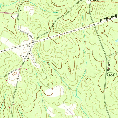 United States Geological Survey Draketown, GA (1973, 24000-Scale) digital map