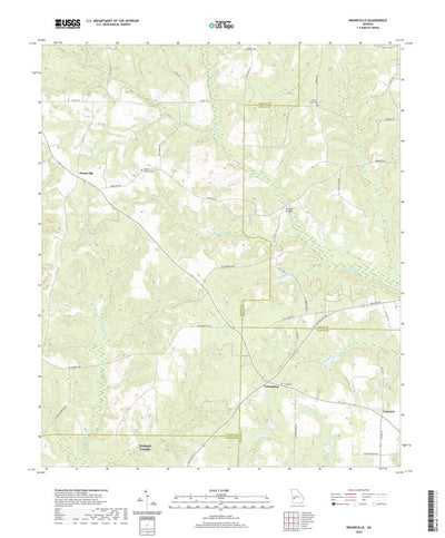 United States Geological Survey Draneville, GA (2020, 24000-Scale) digital map