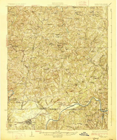 United States Geological Survey Draper, NC-VA (1926, 62500-Scale) digital map