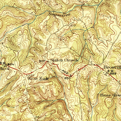 United States Geological Survey Draper, NC-VA (1926, 62500-Scale) digital map