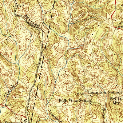 United States Geological Survey Draper, NC-VA (1926, 62500-Scale) digital map