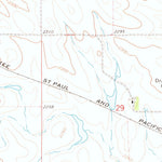 United States Geological Survey Draper, SD (1972, 24000-Scale) digital map