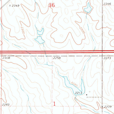 United States Geological Survey Draper, SD (1972, 24000-Scale) digital map