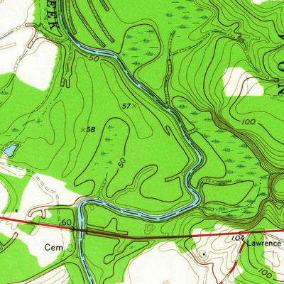 United States Geological Survey Draughn, NC (1960, 24000-Scale) digital map
