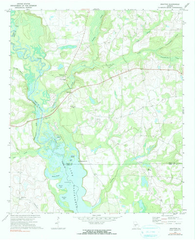 United States Geological Survey Drayton, GA (1972, 24000-Scale) digital map
