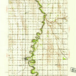 United States Geological Survey Drayton, ND-MN (1939, 62500-Scale) digital map