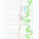 United States Geological Survey Drayton, ND-MN (1971, 24000-Scale) digital map