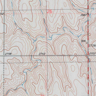 United States Geological Survey Dresden South, KS (1978, 24000-Scale) digital map