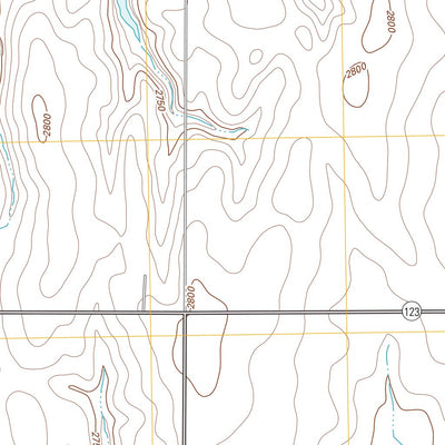 United States Geological Survey Dresden South, KS (2012, 24000-Scale) digital map
