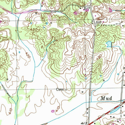 United States Geological Survey Dresden, TN (1952, 24000-Scale) digital map