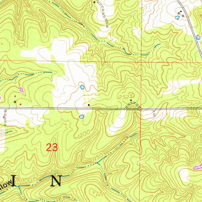 United States Geological Survey Drew, MO (1954, 24000-Scale) digital map