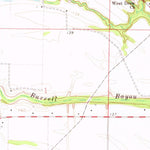 United States Geological Survey Drew, MS (1966, 24000-Scale) digital map