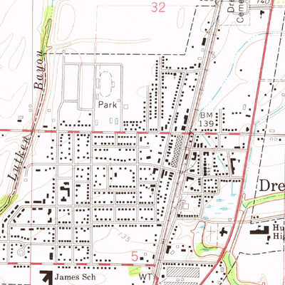 United States Geological Survey Drew, MS (1966, 24000-Scale) digital map