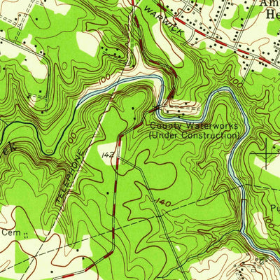 United States Geological Survey Drewrys Bluff, VA (1952, 24000-Scale) digital map