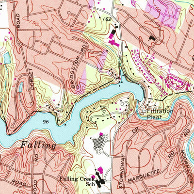 United States Geological Survey Drewrys Bluff, VA (1969, 24000-Scale) digital map