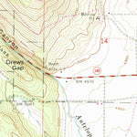 United States Geological Survey Drews Gap, OR (1964, 24000-Scale) digital map
