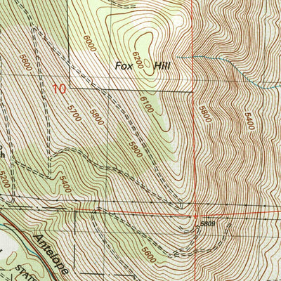 United States Geological Survey Drews Gap, OR (2004, 24000-Scale) digital map