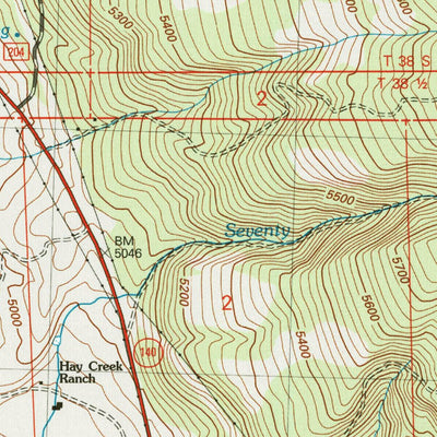 United States Geological Survey Drews Reservoir, OR (2004, 24000-Scale) digital map