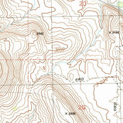 United States Geological Survey Drewsey, OR (1990, 24000-Scale) digital map