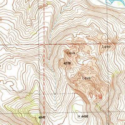 United States Geological Survey Drewsey, OR (1990, 24000-Scale) digital map