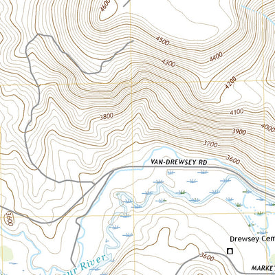 United States Geological Survey Drewsey, OR (2020, 24000-Scale) digital map