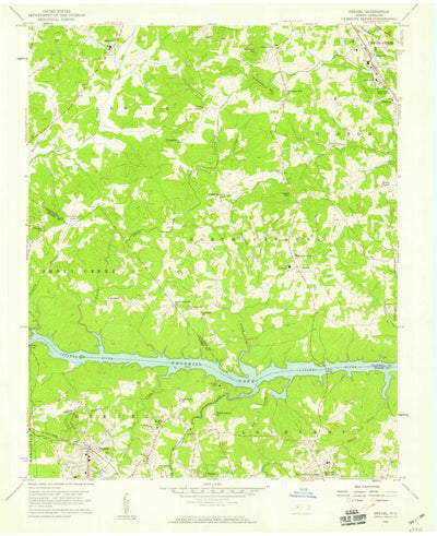 United States Geological Survey Drexel, NC (1956, 24000-Scale) digital map