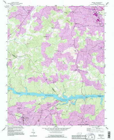 United States Geological Survey Drexel, NC (1993, 24000-Scale) digital map