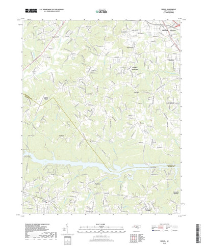 United States Geological Survey Drexel, NC (2019, 24000-Scale) digital map