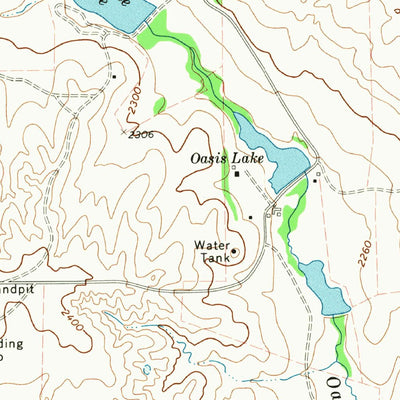 United States Geological Survey Dreyfoos, TX-OK (1972, 24000-Scale) digital map