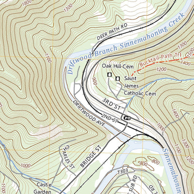 United States Geological Survey Driftwood, PA (2023, 24000-Scale) digital map