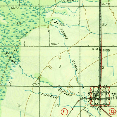 United States Geological Survey Driggs, ID-WY (1946, 62500-Scale) digital map