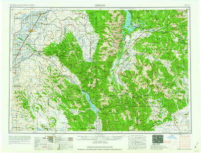 United States Geological Survey Driggs, ID-WY (1962, 250000-Scale) digital map