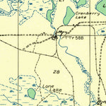 United States Geological Survey Driggs Lake, MI (1931, 31680-Scale) digital map