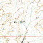 United States Geological Survey Dripping Rock Spring, WY (1970, 24000-Scale) digital map