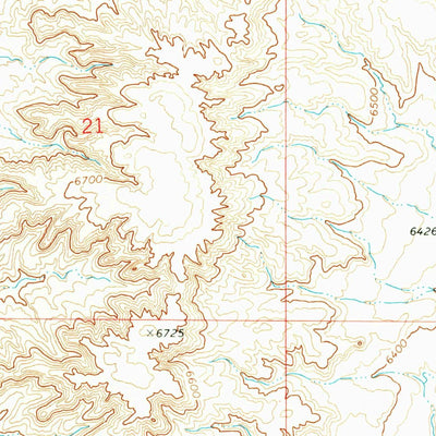 United States Geological Survey Dripping Rock Spring, WY (1970, 24000-Scale) digital map