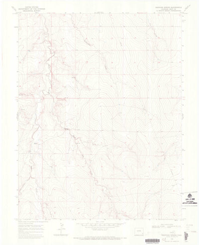 United States Geological Survey Dripping Spring, CO (1968, 24000-Scale) digital map