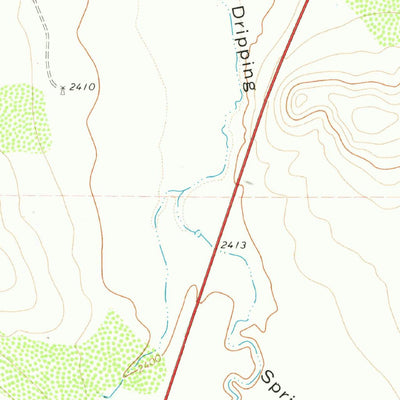 United States Geological Survey Dripping Springs Draw, TX (1973, 24000-Scale) digital map