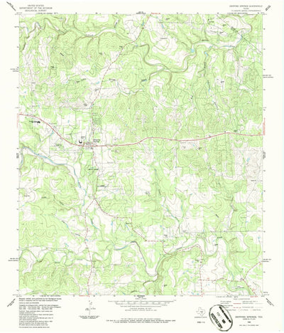 United States Geological Survey Dripping Springs, TX (1986, 24000-Scale) digital map