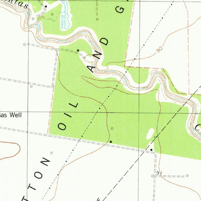United States Geological Survey Driscoll West, TX (1978, 24000-Scale) digital map