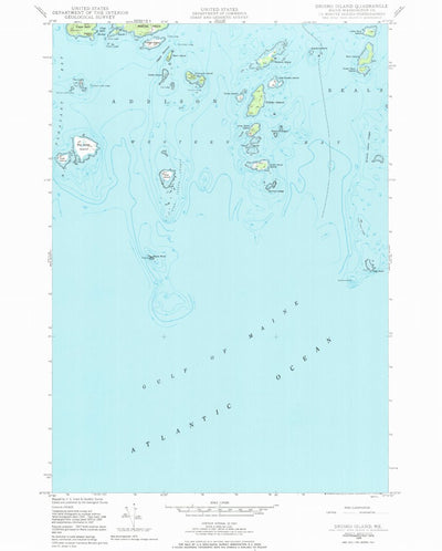 United States Geological Survey Drisko Island, ME (1948, 24000-Scale) digital map